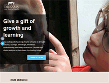 Tablet Screenshot of dreamsonhorseback.org